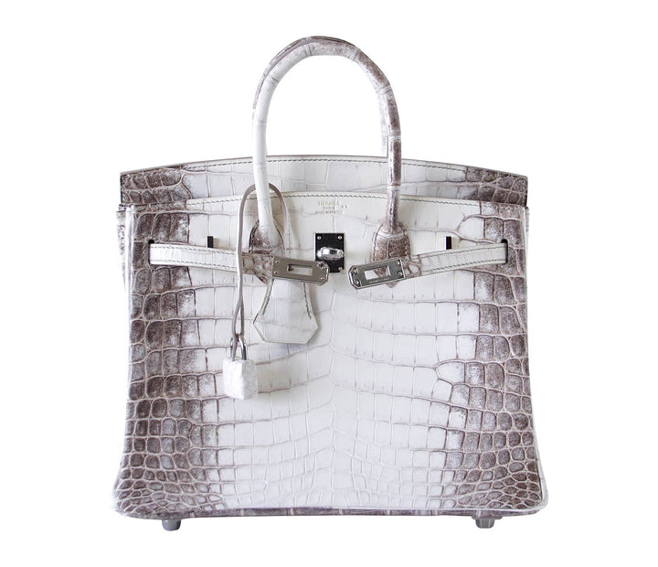 Top quality Hermes Birkin 25 Bag Blanc Himalaya Exquisite Jewel Palladium Hardware