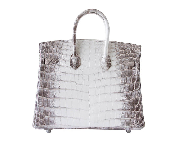 Top quality Hermes Birkin 25 Bag Blanc Himalaya Exquisite Jewel Palladium Hardware