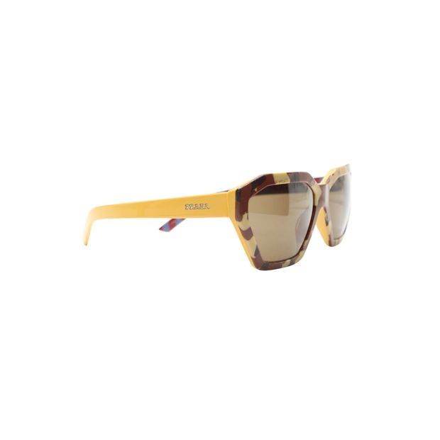PRADA Brown Camo Sunglasses