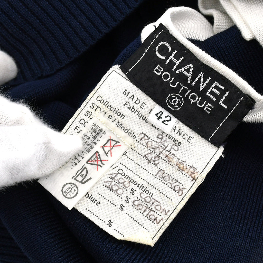 Top Quality Chanel Cardigan Navy 94P #42