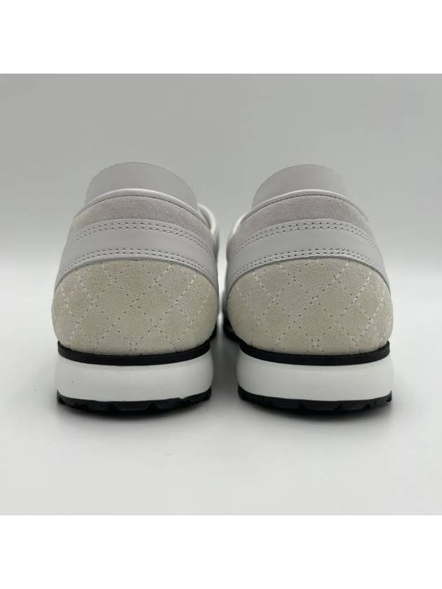 CC Mesh Suede Low Top Sneakers White Chanel