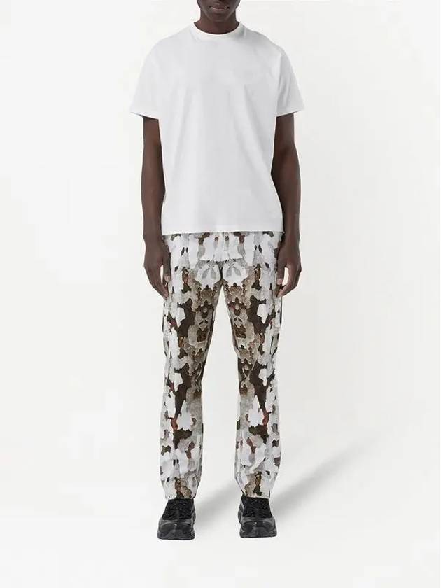 Burberry Men's Logo Short Sleeve T-Shirt White