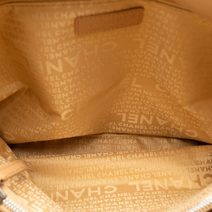 Top Quality Chanel Chocolate Bar  Bag houlder Bag Beige Caviar S  CHANEL