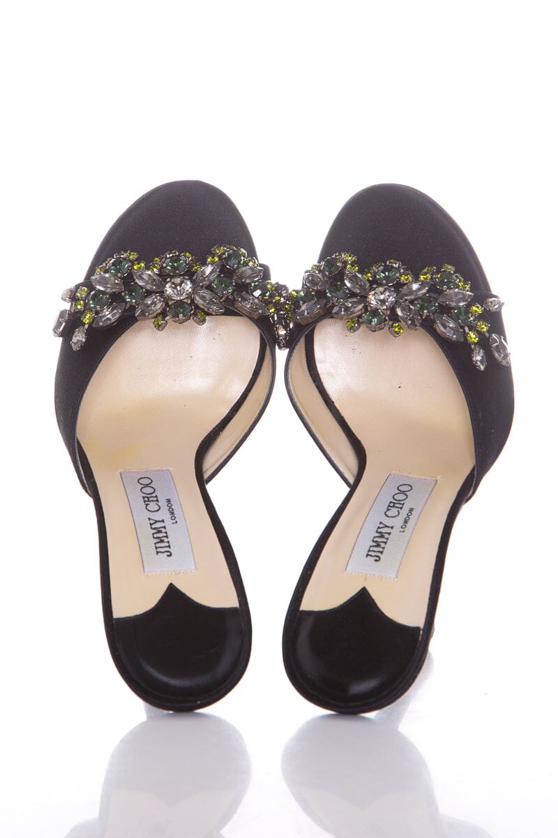 Jimmy Choo Black Jewel Heels SZ 36