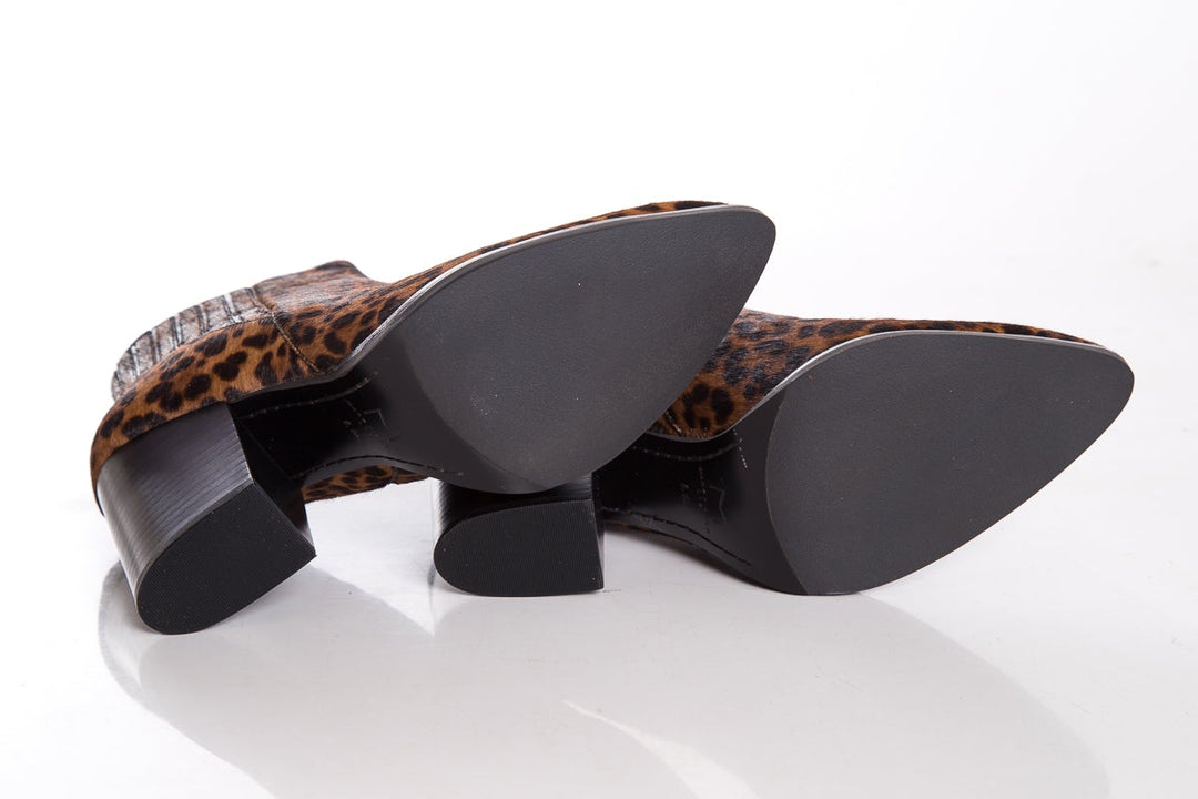 Marc Fisher Leopard Booties SZ 9.5