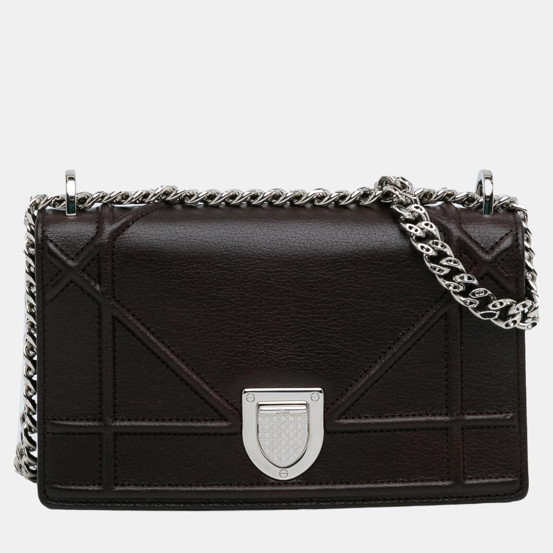 Top quality Dior Brown Toe Mini Top quality Diorama Chain Shoulder Bag