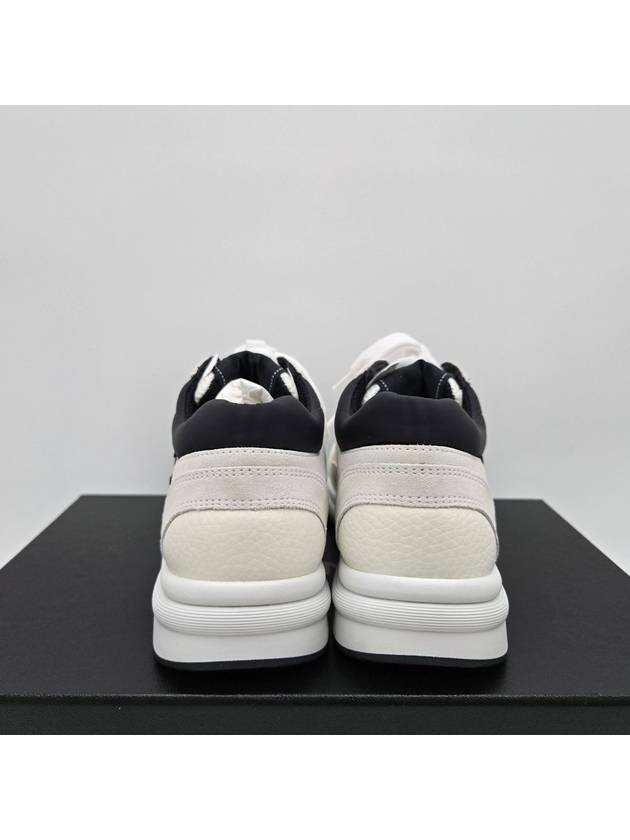 CC Logo Suede Tennis Low Top Sneakers Black Chanel