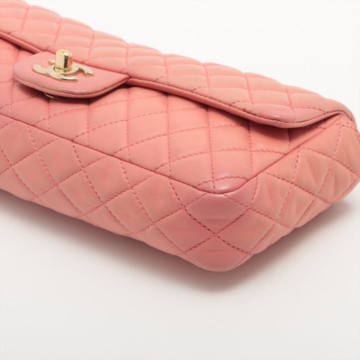 Top Quality Chanel Lambskin  Chain Shoulder Bag Pink Gold