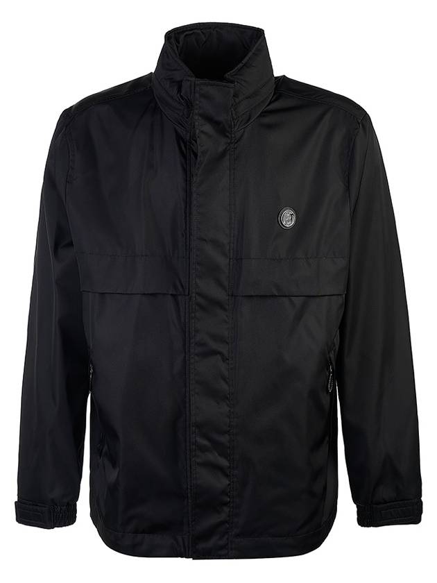 Burberry Packaway Monogram Windbreaker Black