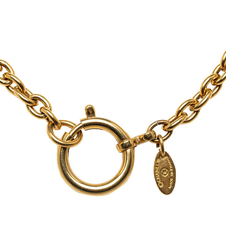 Top Quality Chanel Vint Coco Medal Necklace G   Chanel