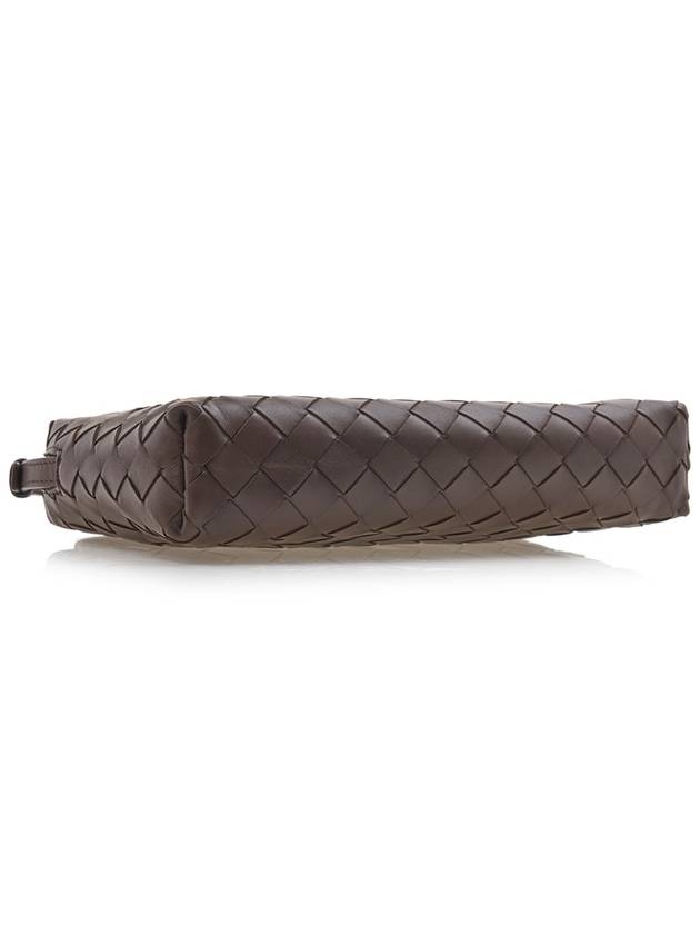 Bottega veneta Intrecciato Leather Cross Bag Brown