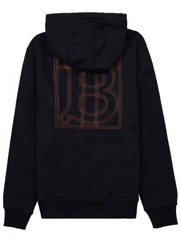 Burberry Logo Cotton Hoodie Black