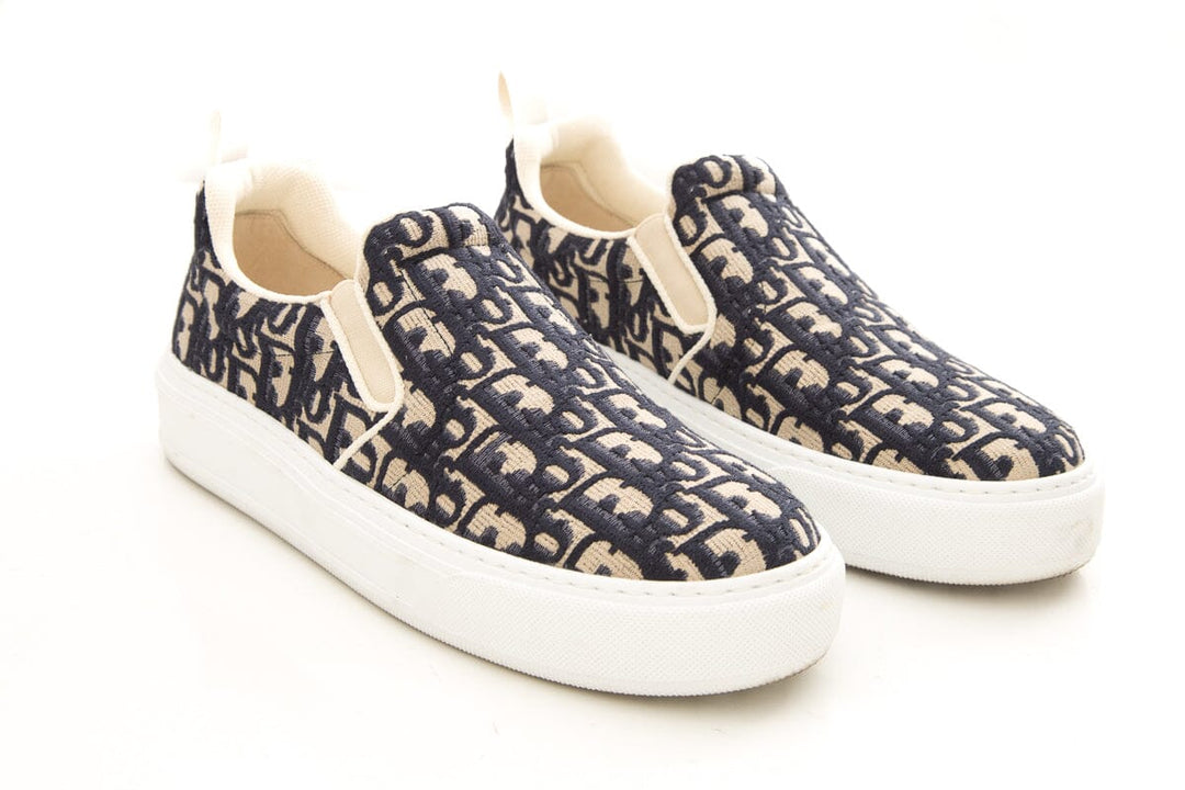 Dior Cream and Multi Color Solar Sneakers SZ 40.5
