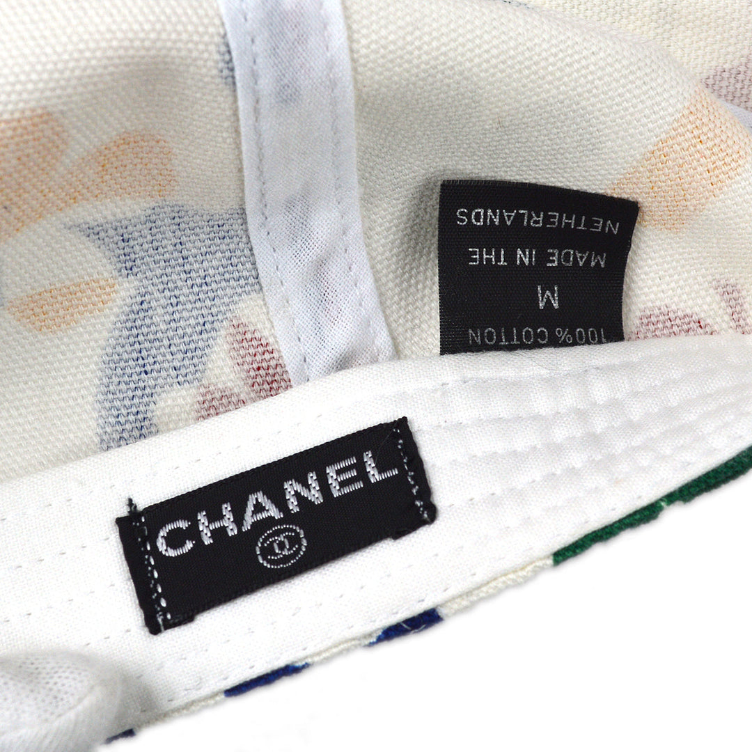 Top Quality Chanel Cap Hat White #M Small New
