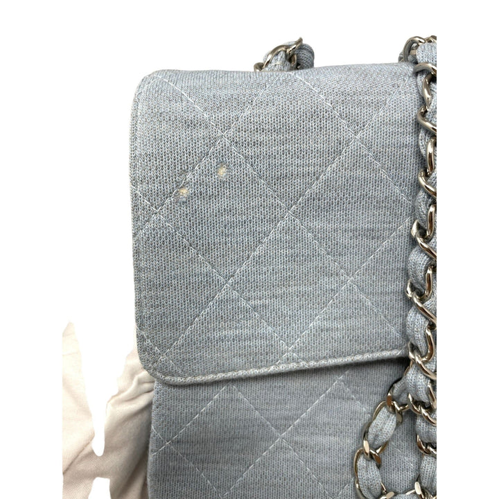 Top Quality Chanel Top Quality Chanel Timeless Blue Jersey Shoulder Bag - Blue