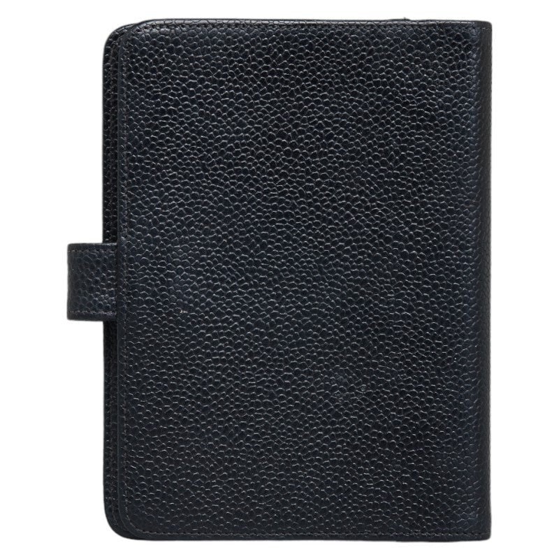 Top Quality Chanel Coco Handbook Cover Agenda Black Caviar S  CHANEL