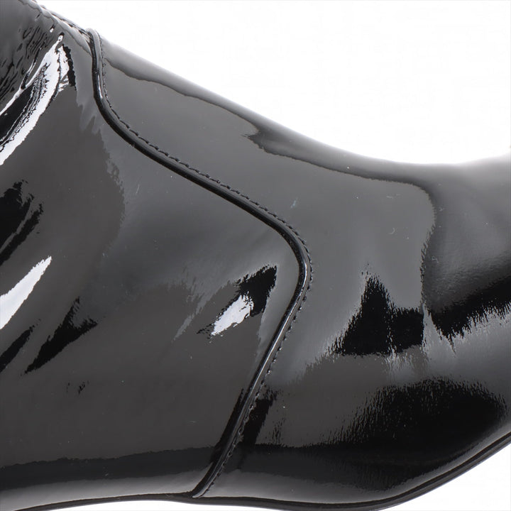 Top Quality Chanel Coco 22C Patent Leather Shoes 37  Black G38472 sux