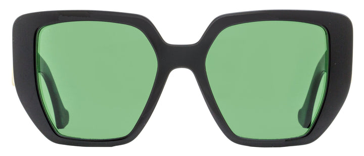 Gucci Women's Geometric Sunglasses GG0956S 001 Black/Green 54mm