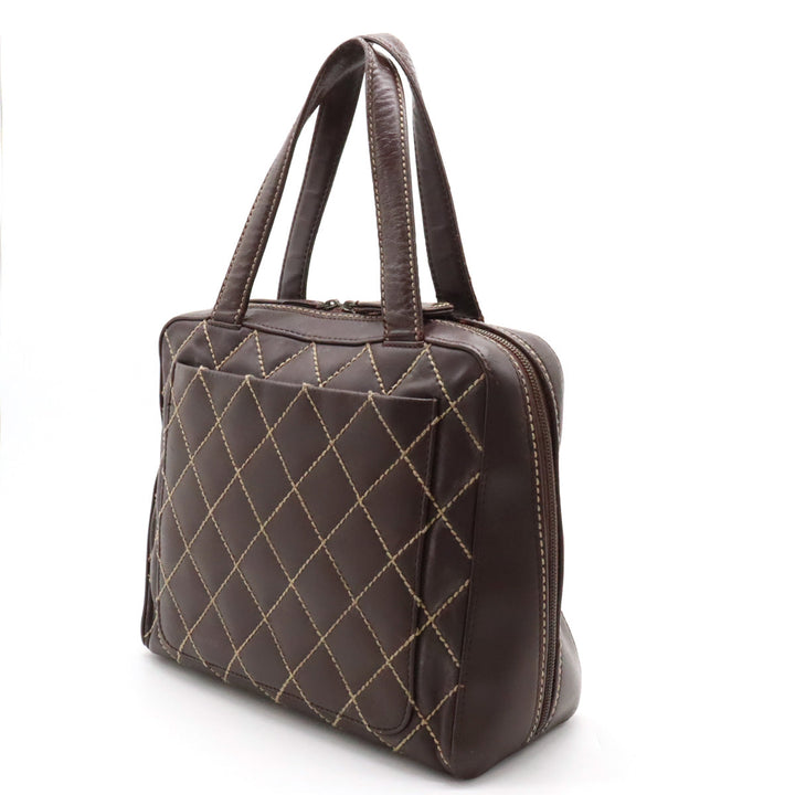 Top Quality Chanel Top Quality Chanel WILDSTETCH COCOMARK TORETH BAG HANDBAG LEADER BRUN TEA TORETH DEPARTS A14693