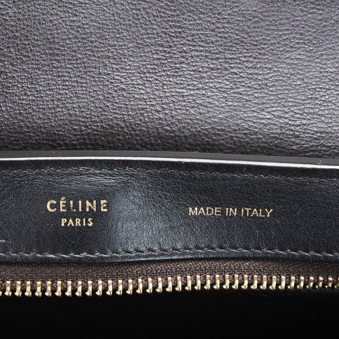 Celine Tri-Color Leather Trapeze