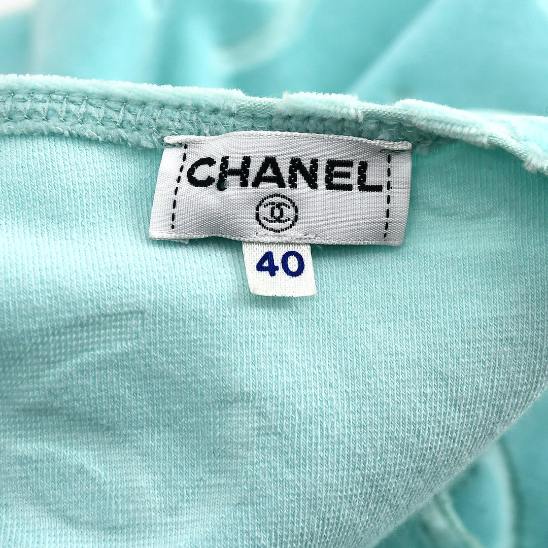 Top Quality Chanel Spring 1996 velvet CC-print dress #40