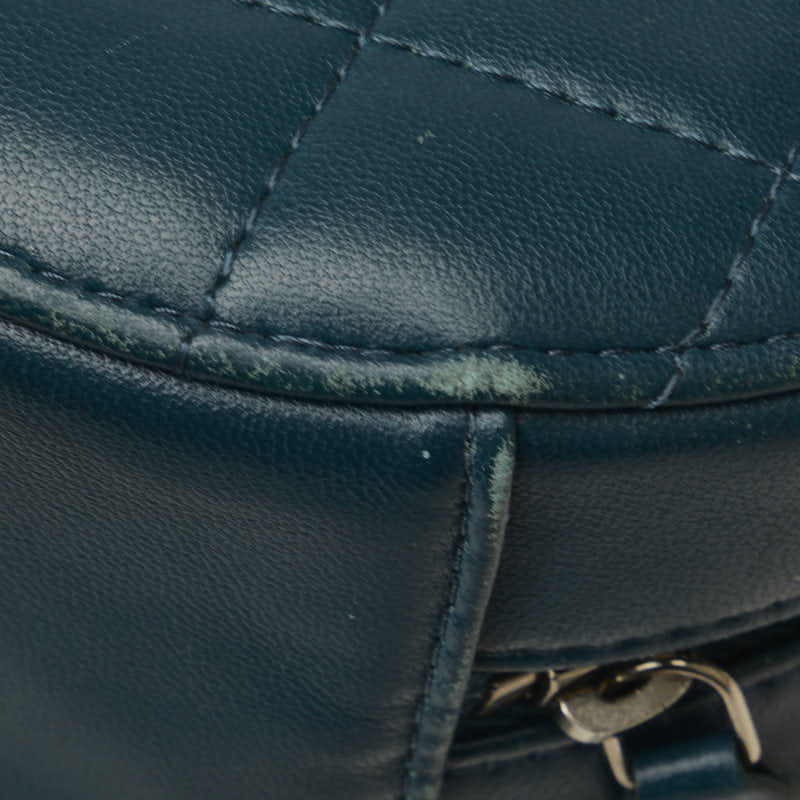 Top Quality Chanel Matrases Cocomark  Chain Shoulder Bag Portfolio Green Leather  CHANEL