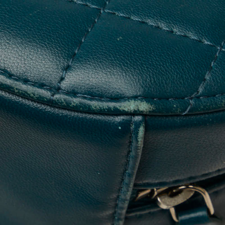 Top Quality Chanel Matrases Cocomark  Chain Shoulder Bag Portfolio Green Leather  CHANEL