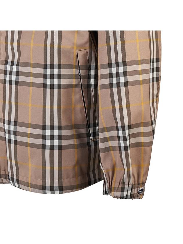Burberry Vintage Check Reversible Hooded Jacket Beige