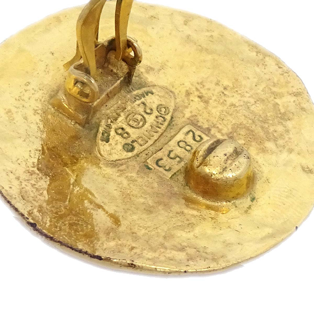 Top Quality Chanel Button Earrings Gold Clip-On 2853/28