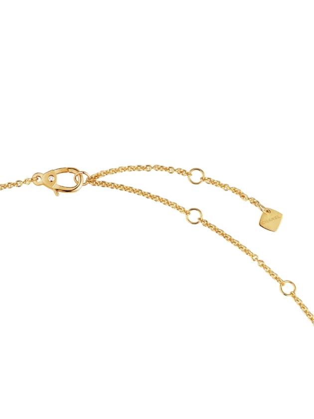 18K Coco Crush Diamond Necklace Yellow Gold Chanel