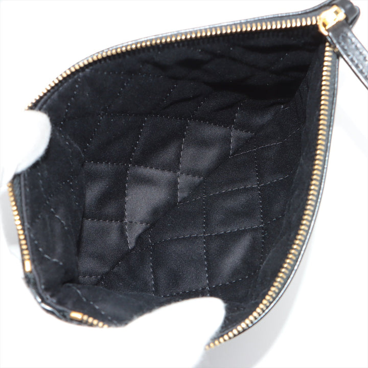 Top Quality Chanel 22 Leather Chain Shoulder Bag Black G  AS3261