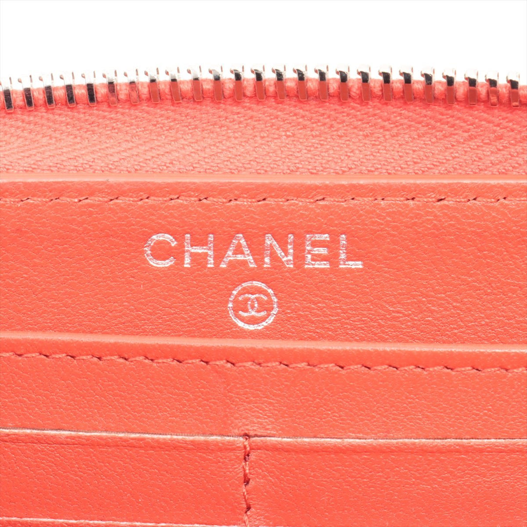 Top Quality Chanel Matrasse  Round  Wallet Red Silver Gold