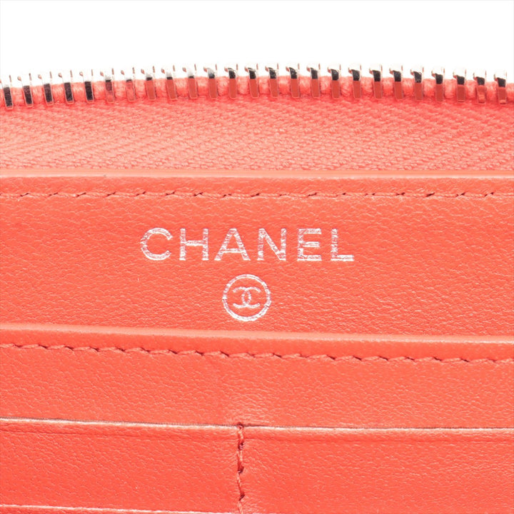 Top Quality Chanel Matrasse  Round  Wallet Red Silver Gold