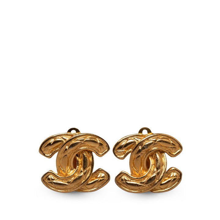 Top Quality Chanel Vintage Coco Matrasse Earring G   Chanel