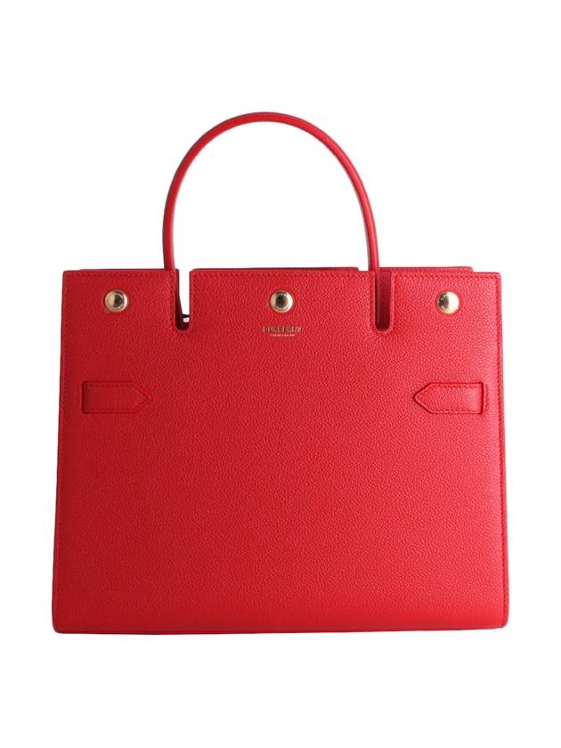 Burberry Small Title Tote Bag Red