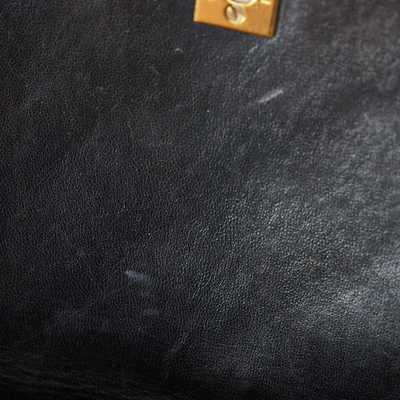 Top Quality Chanel Matrases Diana Chain Chain houlder Bag Black Gold   Chanel
