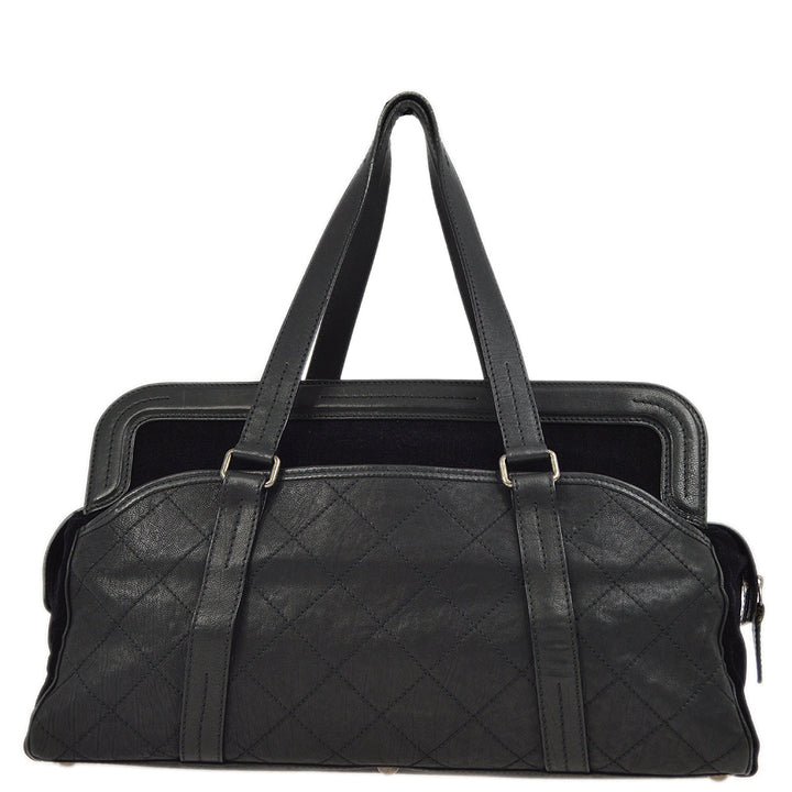 Top Quality Chanel Black Mademoiselle Lock Tote Bag