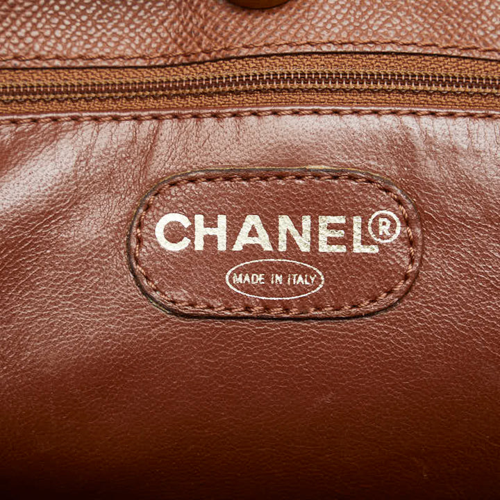 Top Quality Chanel logo toast bag brown leather ladies Top Quality Chanel toast bag