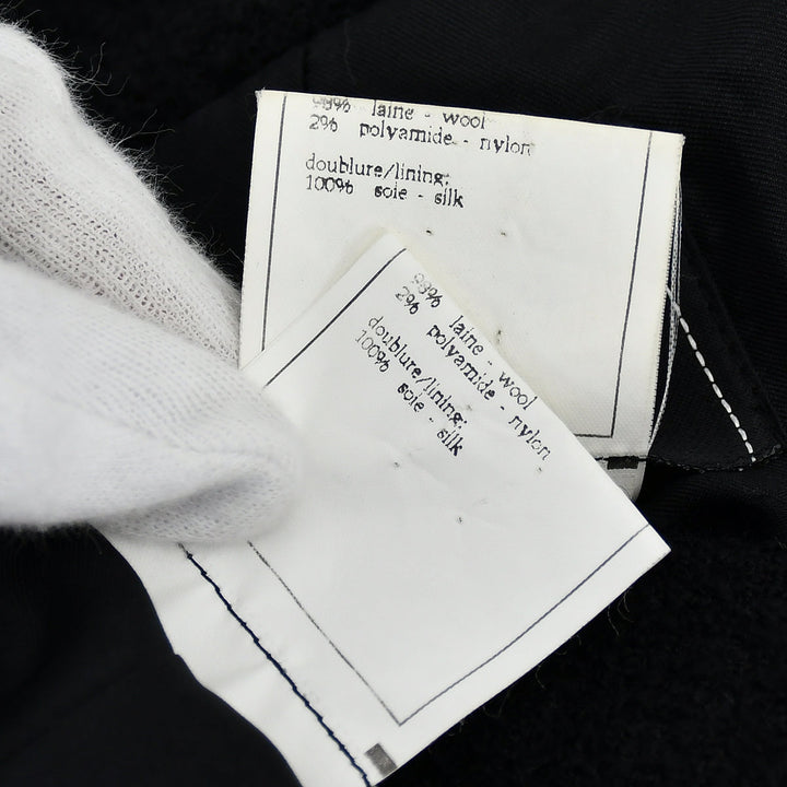 Top Quality Chanel Setup Suit Jacket Skirt Black 95A #38