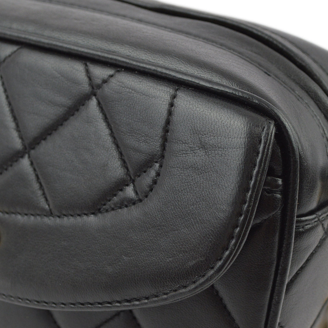 Top Quality Chanel Black Lambskin Camera Bag Mini