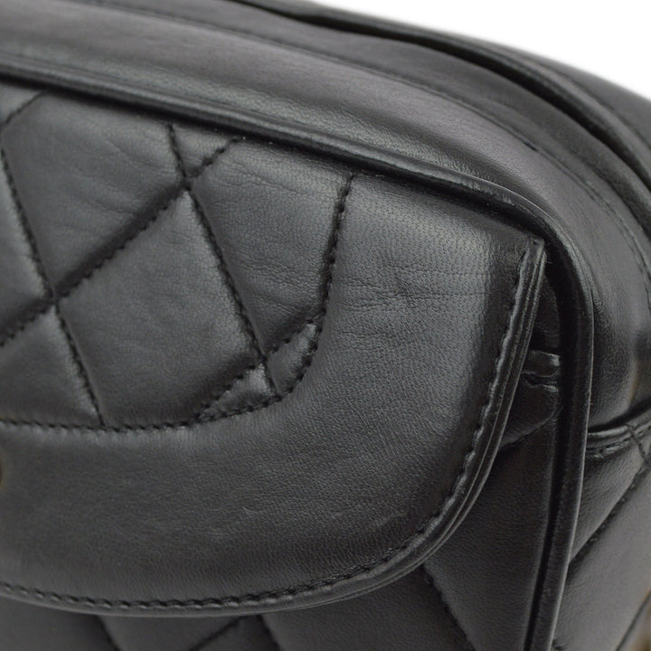 Top Quality Chanel Black Lambskin Camera Bag Mini