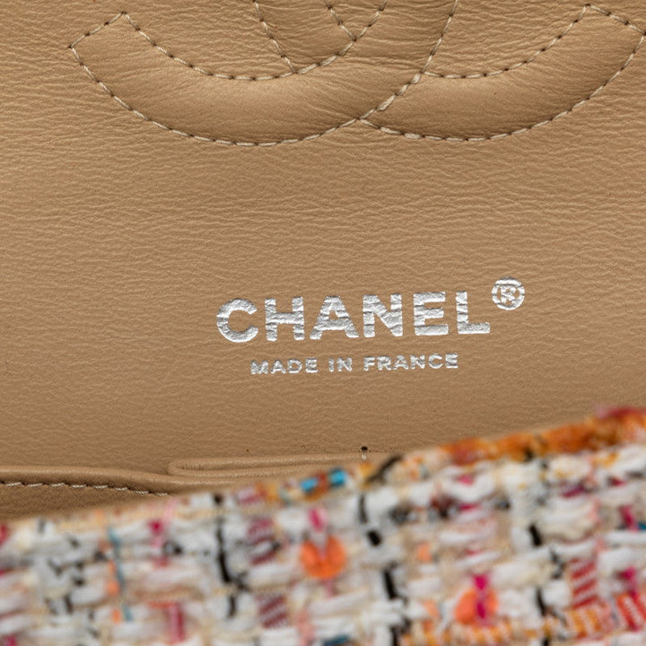 Top Quality Chanel Coco  Chain Shoulder Bag White Multicolor Tweed  Chanel