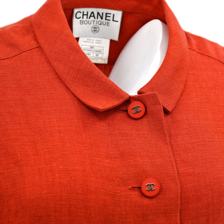 Top Quality Chanel Shirt Blouse Red