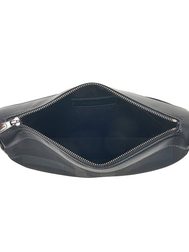 Burberry Rambler Check Cross Bag Charcoal
