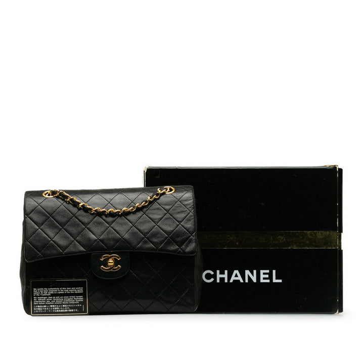 Top Quality Chanel Matrace 25 Double Flap Chain Shoulder Bag Black kin  Chanel