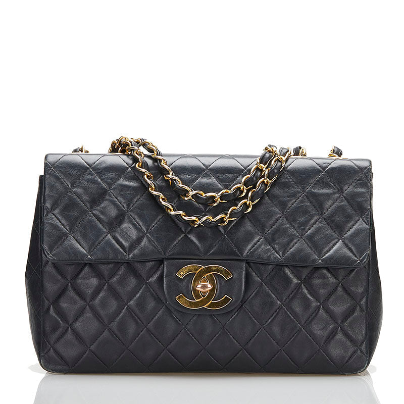 Top Quality Chanel Mattress 34  Chain houlder Bag  Bag Black Gold   CHANEL