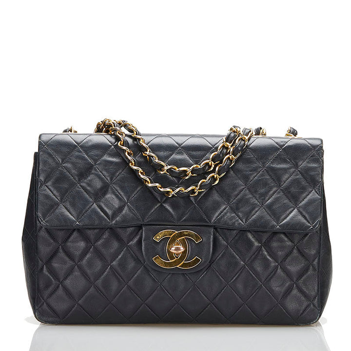 Top Quality Chanel Mattress 34  Chain houlder Bag  Bag Black Gold   CHANEL