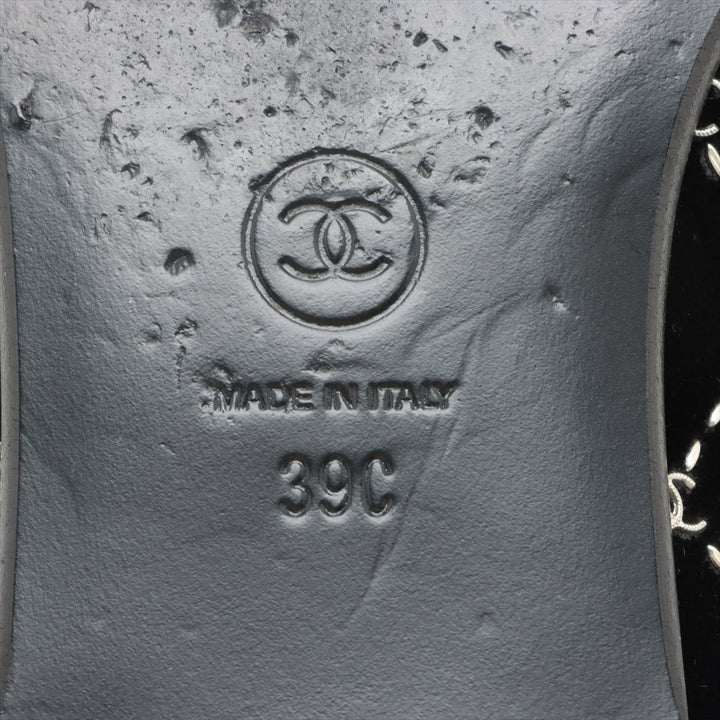 Top Quality Chanel Coco Belloor X Leather  39C  Black G33126 Opera Shoes