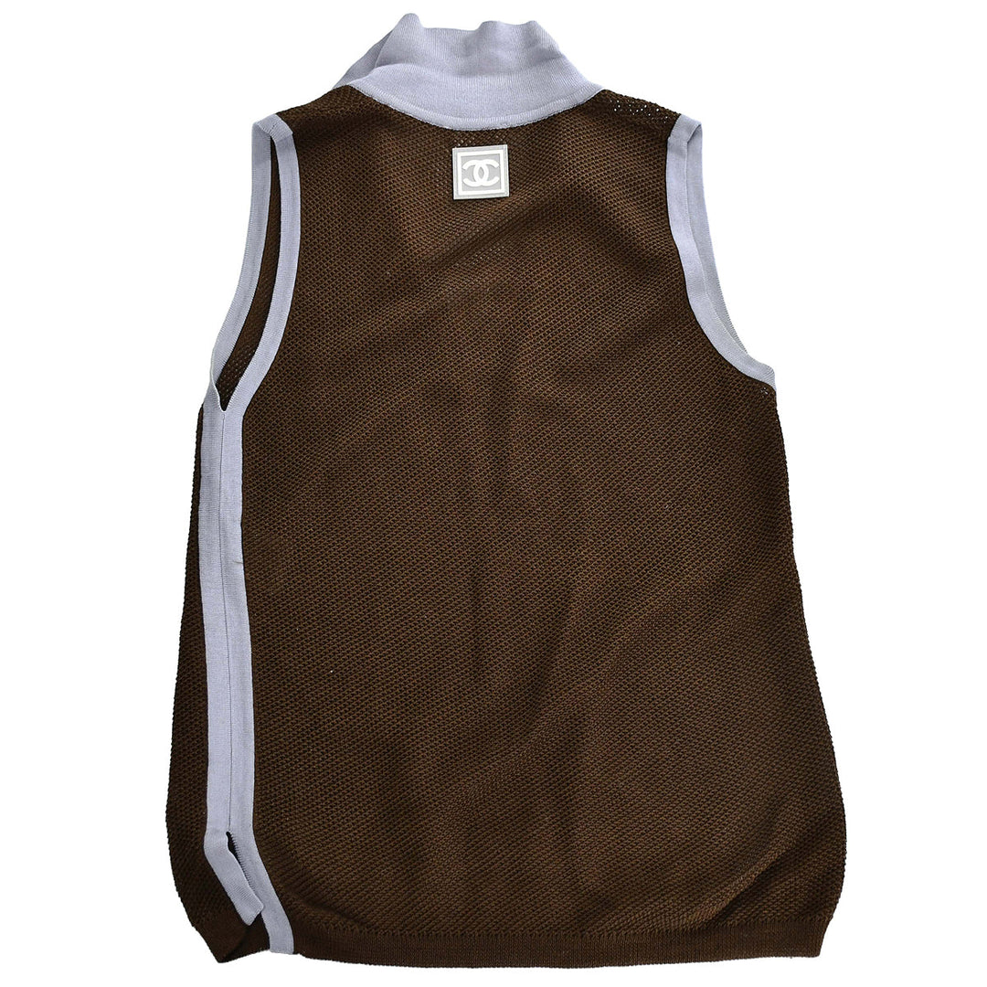 Top Quality Chanel 2003 spring Sport Line open-knit top #42