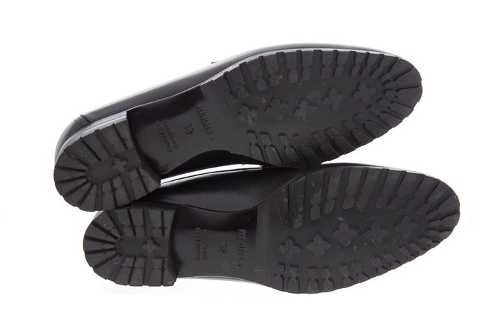 Hermès Black Loafers SZ 36